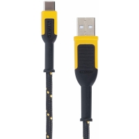 DEWALT Армированный плетеный кабель USB-C 122 см