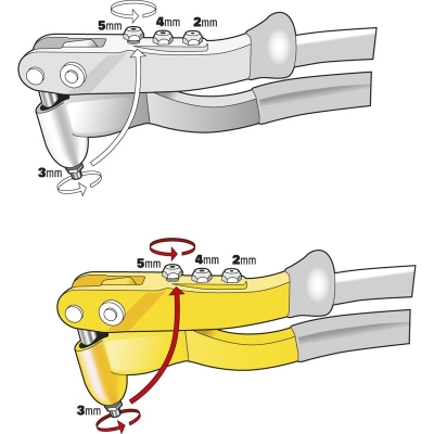 "CONTRACTOR GRADE RIVETER" 6-MR100